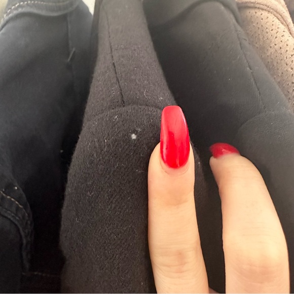 Black Wool Pea Coat with Gold Buttons - Picture 5 of 7